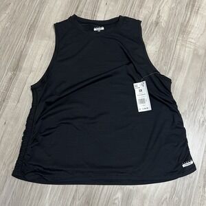 Core10 by Reebok Women's ACTIVCHILL Athletic Black Tank Top Size 3X